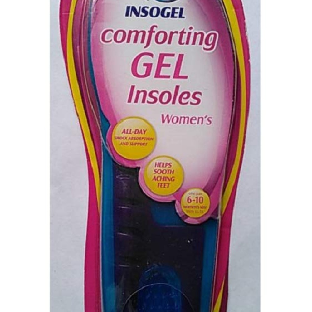 Insogel women's 1 Pair Comforting Gel Insoles